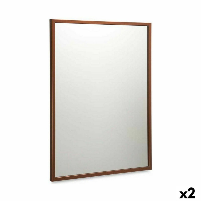 Wall mirror 50 x 70 cm Bronze MDF...