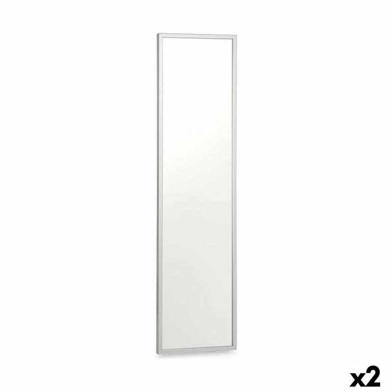 Wall mirror 30 x 120 cm Silver MDF...