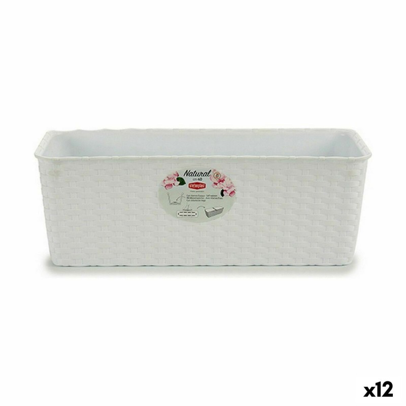 Planter Stefanplast White Plastic 39...