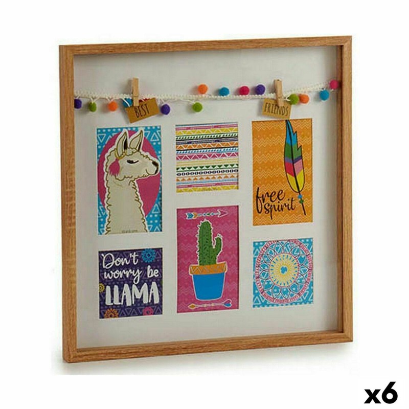 Wall photo frame Tassels Llama...