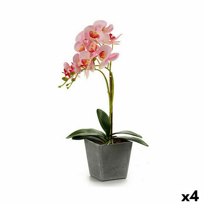 Decoratieve plant Orchidee Plastic 20...