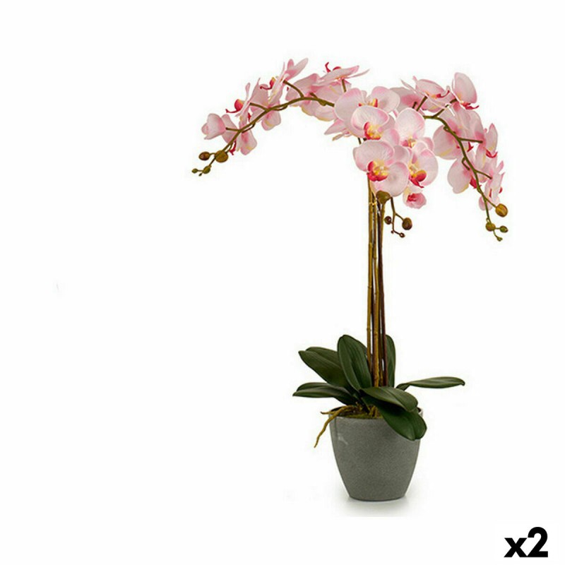 Decoratieve plant Orchidee Plastic 29...