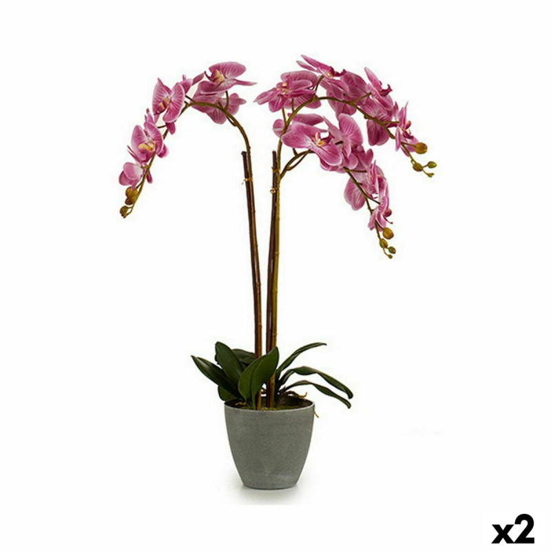 Decoratieve plant Orchidee Plastic 33...