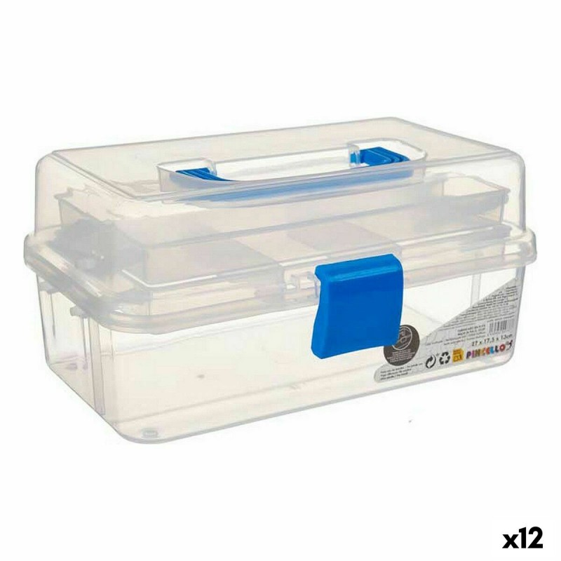 Caja Multiusos Azul Transparente...