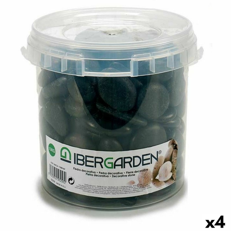 Decoratieve stenen Medium Zwart 3 Kg...