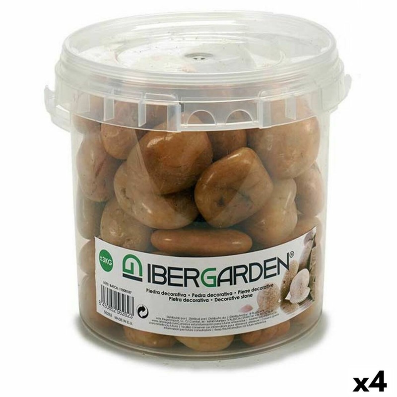 Decoratieve stenen Groot Bruin 3 Kg...