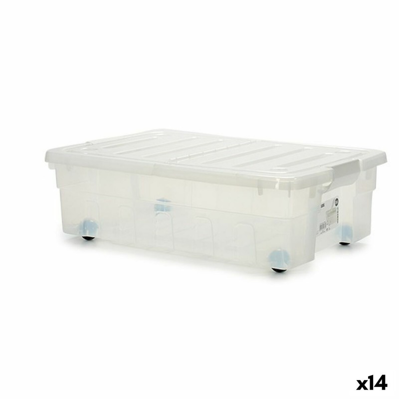 Storage Box with Wheels 30 L 40 x 18...