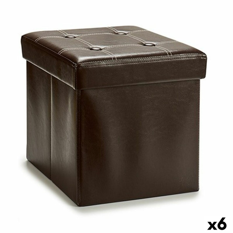 Pouffe Storage compartment Brown 31 x...