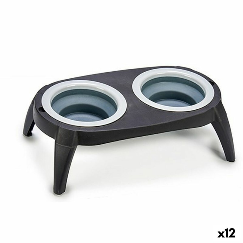 Pet feeding dish Foldable Black...