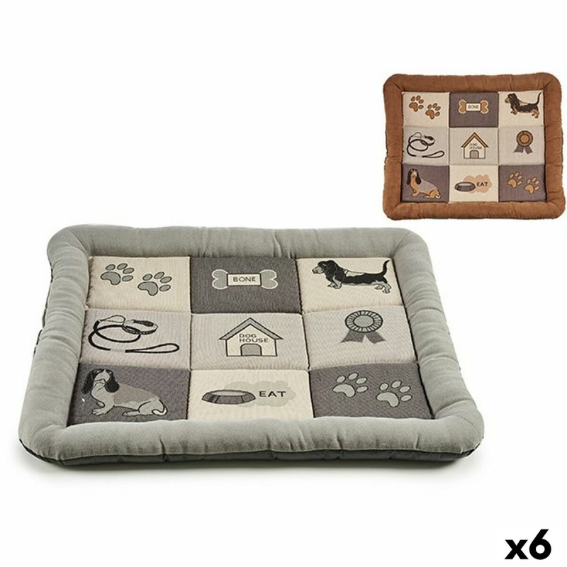 Cama para mascota 61 x 6,5 x 74 cm (6...