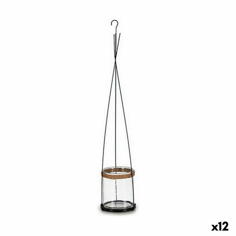 Candleholder Metal Crystal 15,5 x...