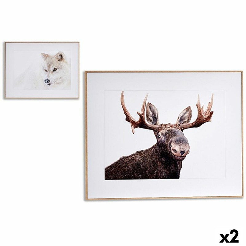 Canvas animals 61,5 x 3 x 81,5 cm (2...