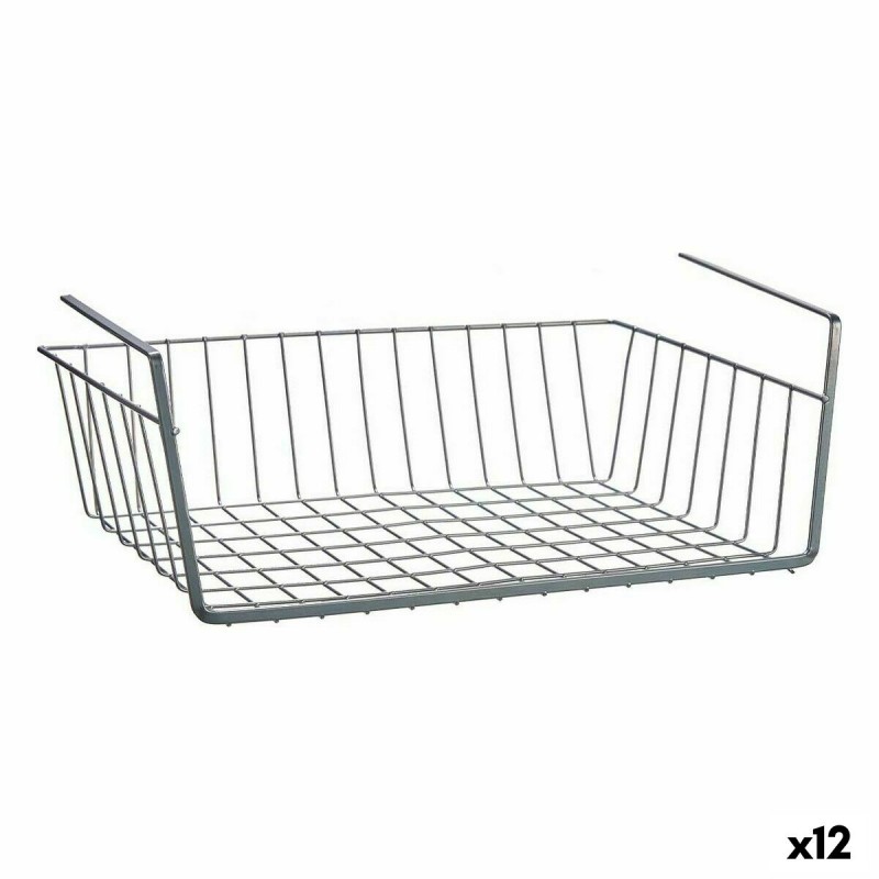 Basket for Kitchen Shelf Silver Steel...