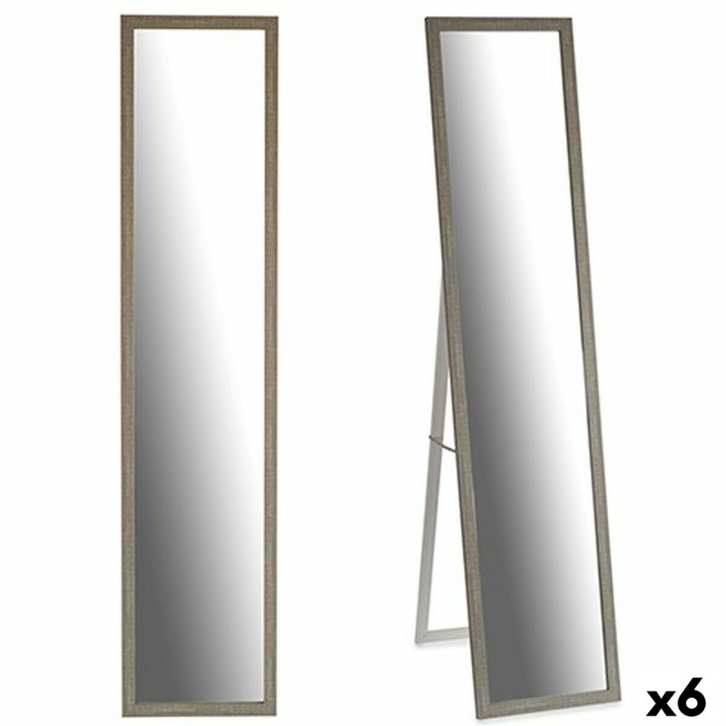 Miroir sur pied Gris Bois Verre 44 x...