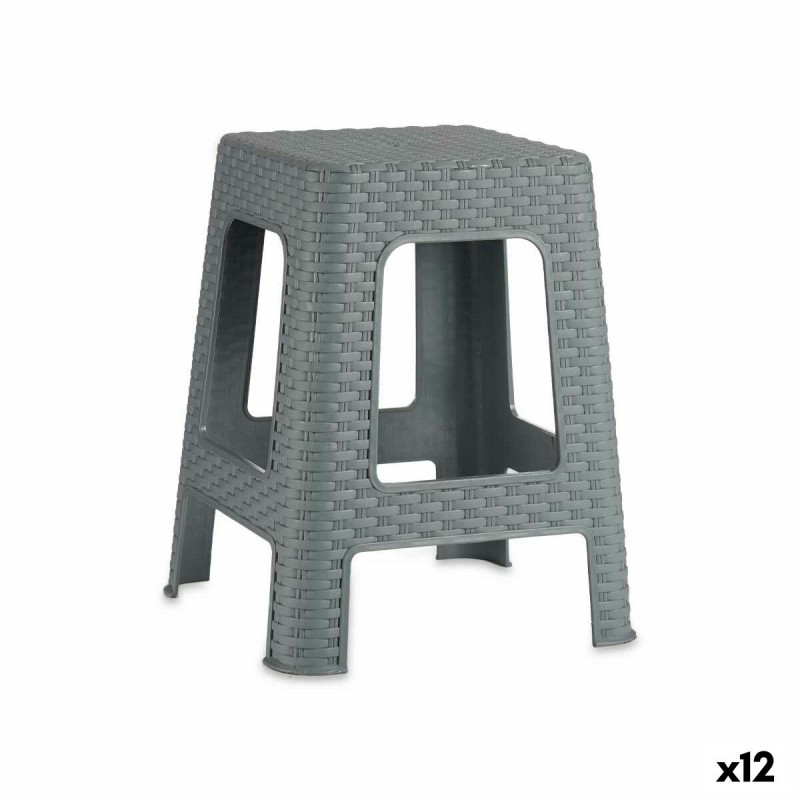 Hocker Kunststoff 36,5 x 45 x 36,5 cm...