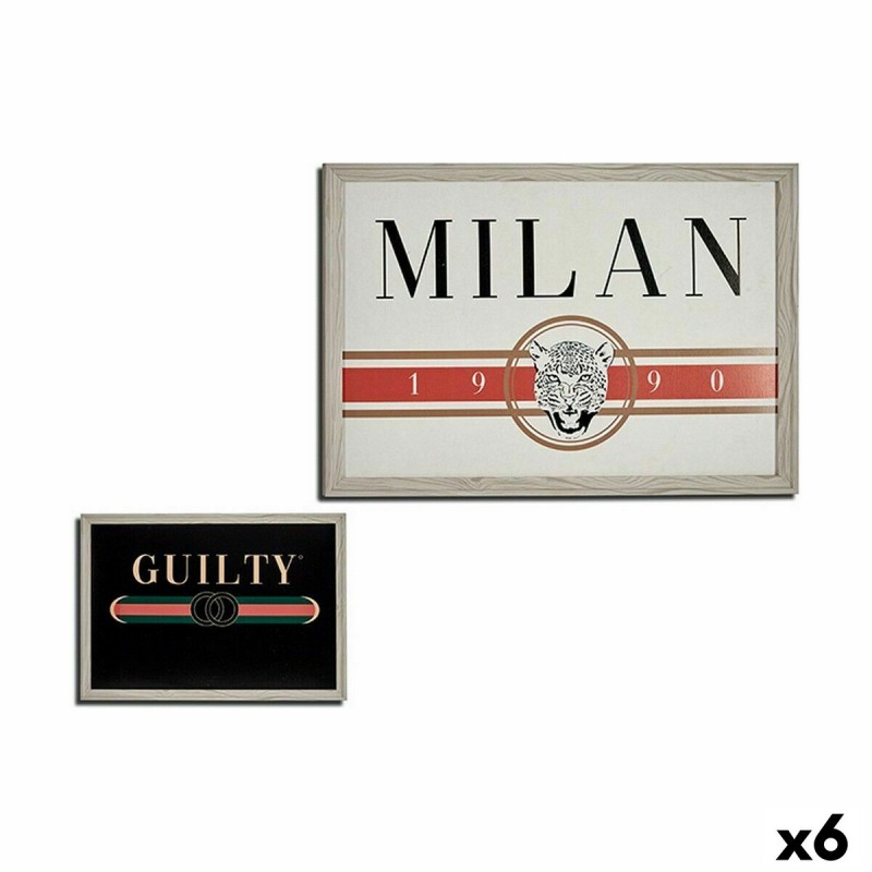 Bild GUILTY MILAN Spanplatte 46 x 2 x...