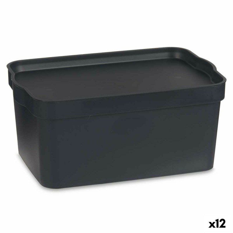 Storage Box with Lid Anthracite...