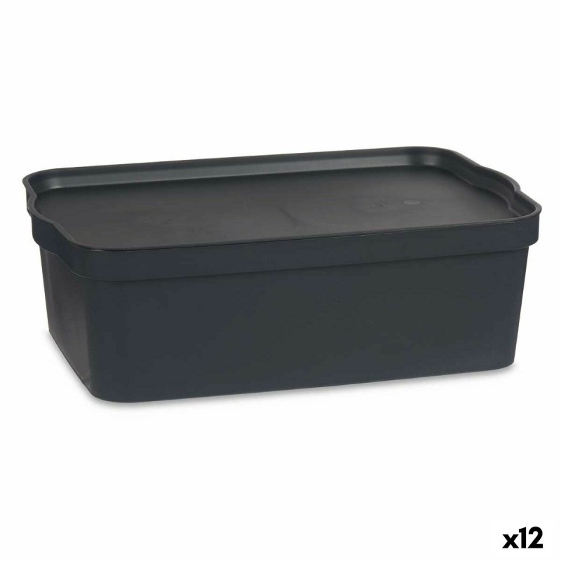 Storage Box with Lid Anthracite...