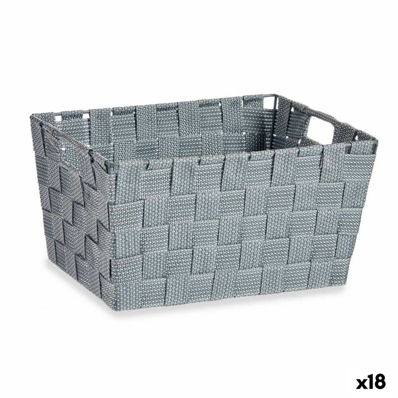 Cesta Multiusos Gris Tela 5 L 30,4 x...