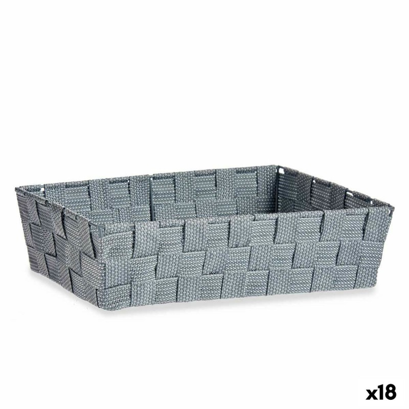 Cesta Multiusos Gris Tela 3,8 L 34 x...