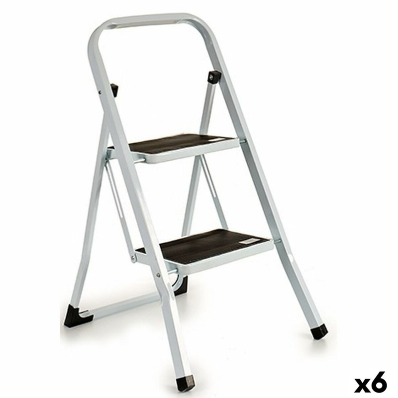 Folding ladder White Black Iron 44,5...