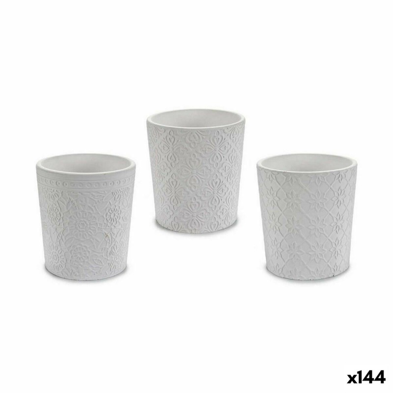 Planter Pattern White Ceramic 12,3 x...