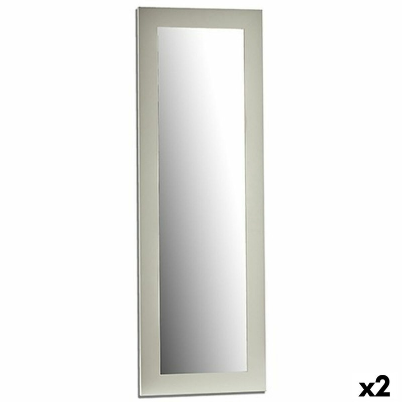 Miroir mural Blanc Bois verre 52,5 x...