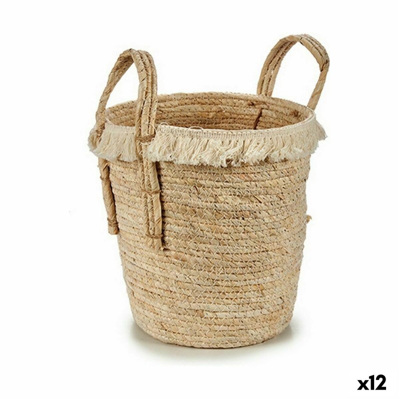 Planter With handles Natural Straw 23...