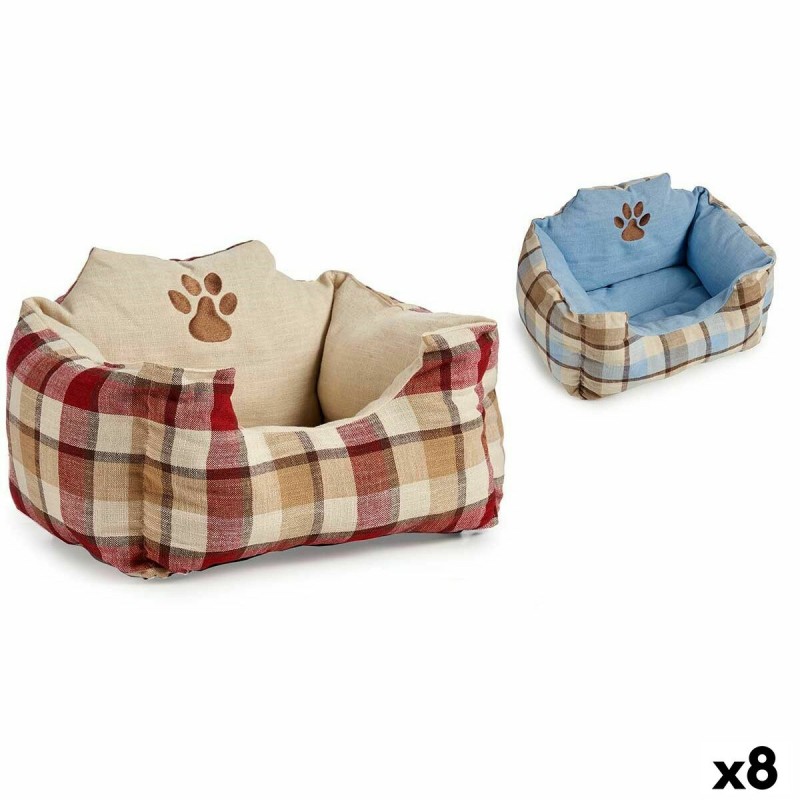 Cama para mascota A cuadros 40 x 30 x...