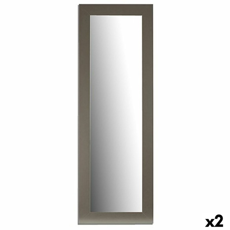 Miroir mural Argenté Bois verre 52,5...