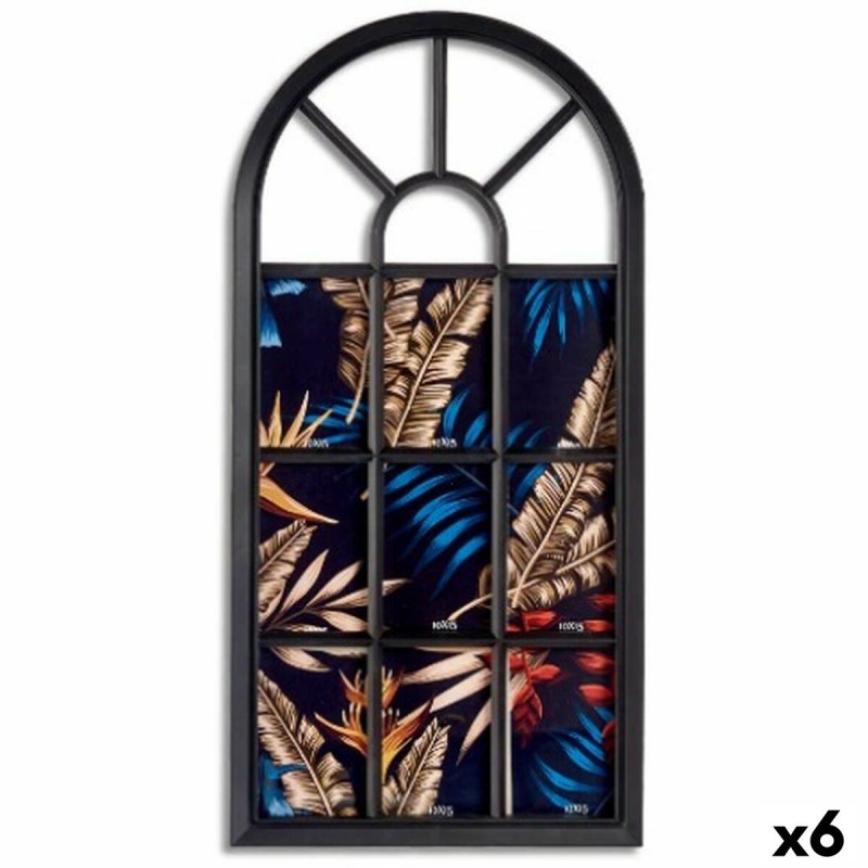 Wall photo frame Window Black Glass...