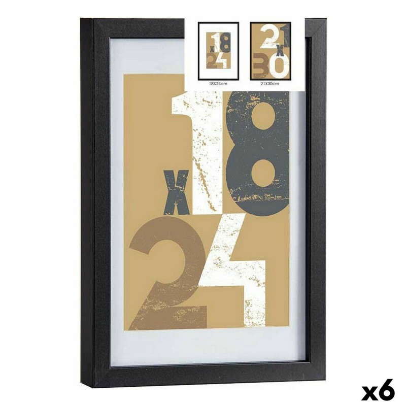 Photo frame 24 x 2,5 x 32,5 cm Black...