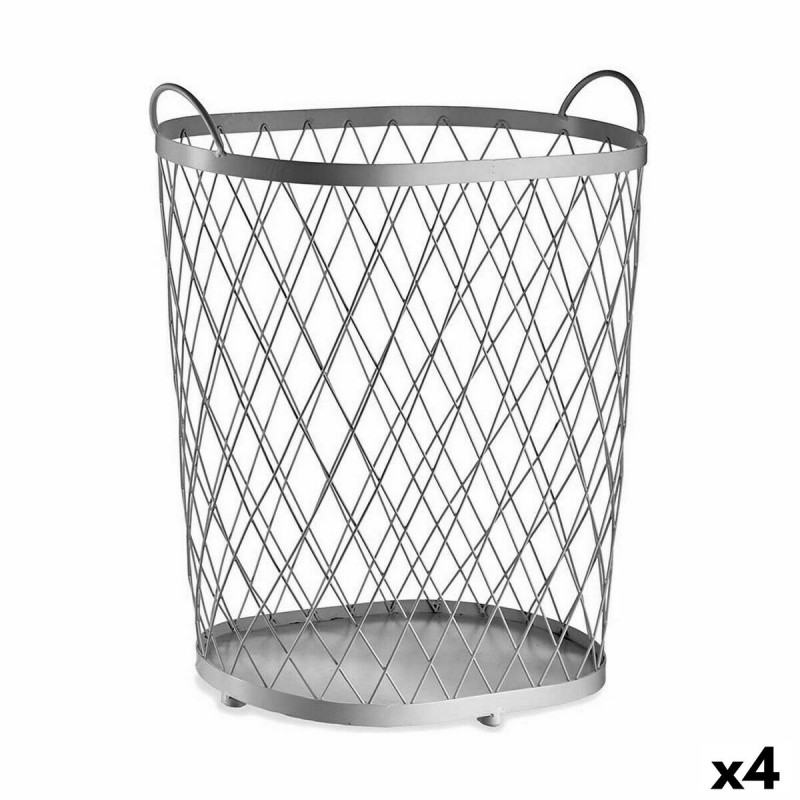 Basket Silver Metal 40 L 31 x 54,7 x...