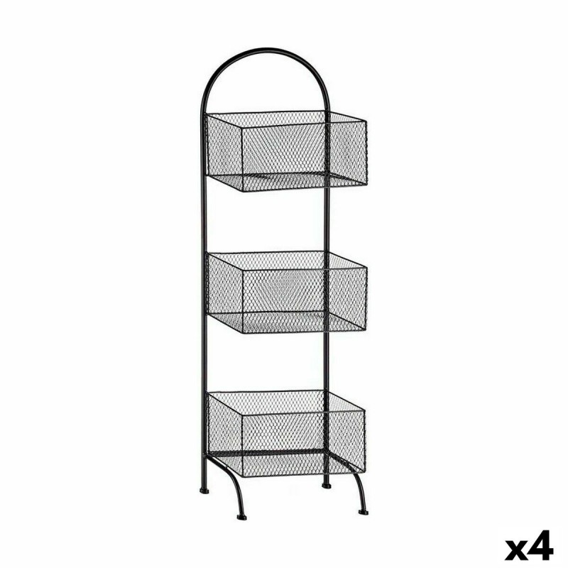 Shelves Black Metal 20 x 99 x 32,5 cm...