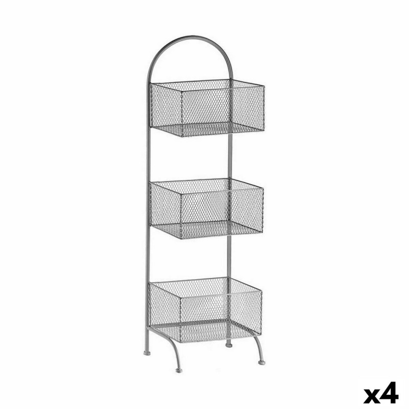 Shelves Silver Metal 20 x 99 x 32,5...