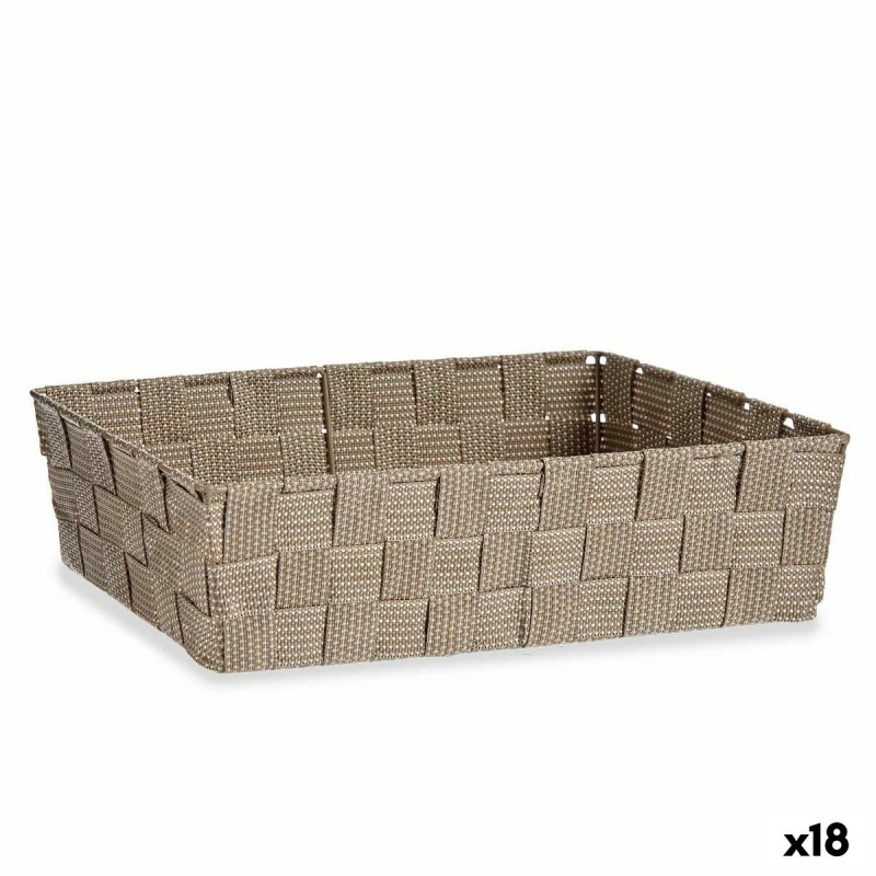 Cesta Multiusos Beige Tela 3,8 L 34 x...