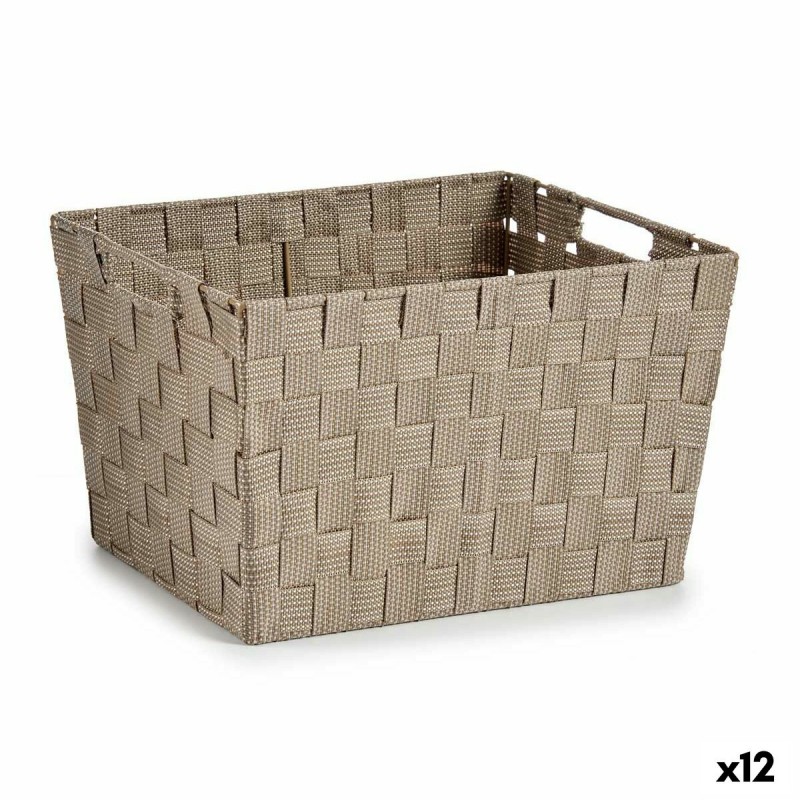 Panier à linge Beige Tissu 10 L 25 x...