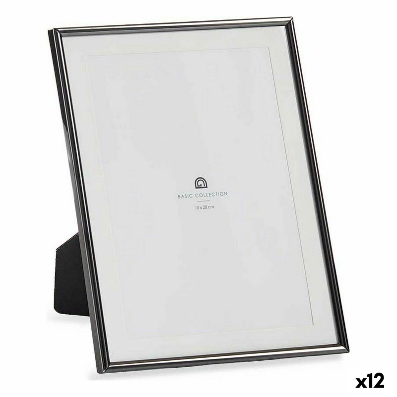 Photo frame Crystal Black Steel (12...