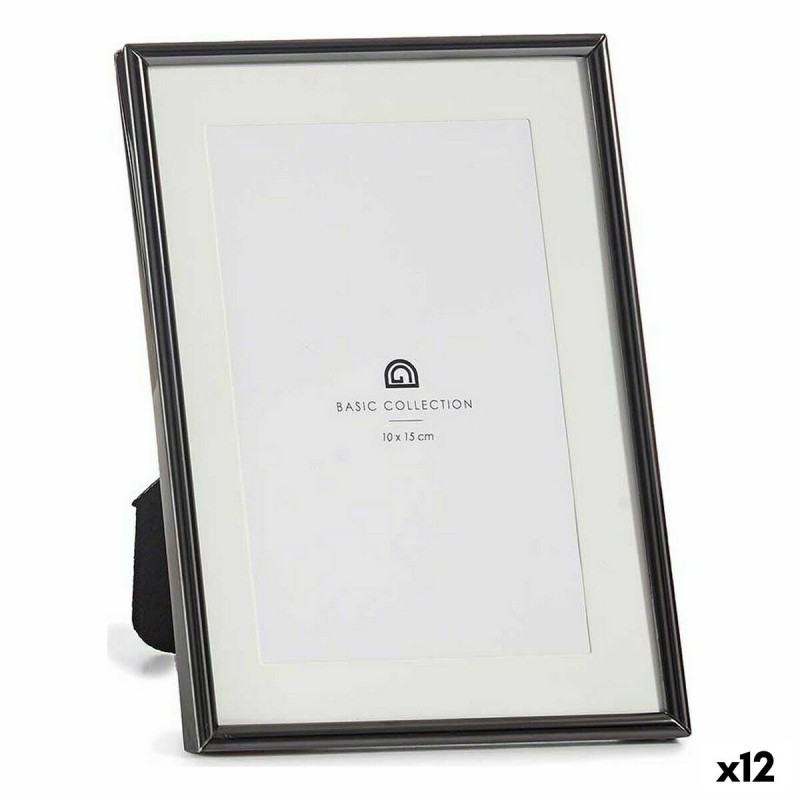 Photo frame Crystal Black Steel (12...