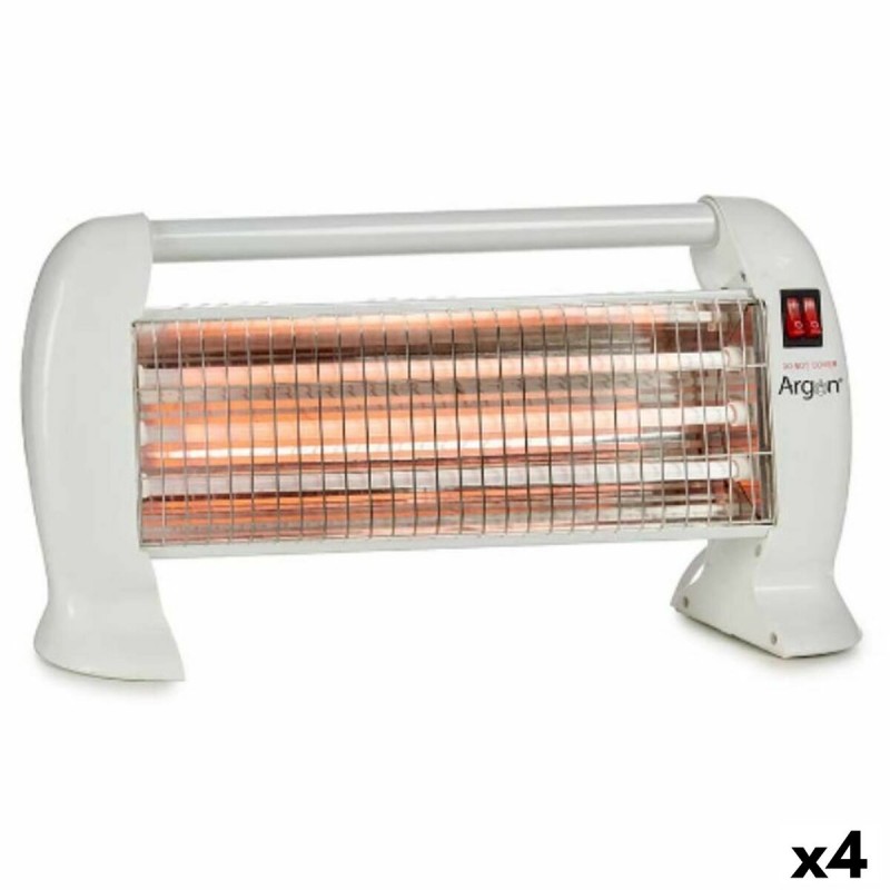 Quartz-Heizung Weiß 1200 W (4 Stück)