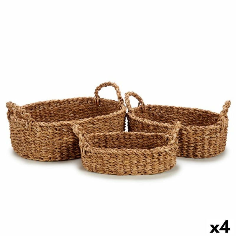 Set of Baskets With handles Brown 750...