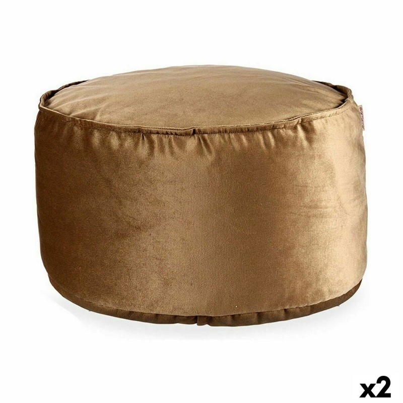 Pouf Velours Marron 60 x 39 x 60 cm...