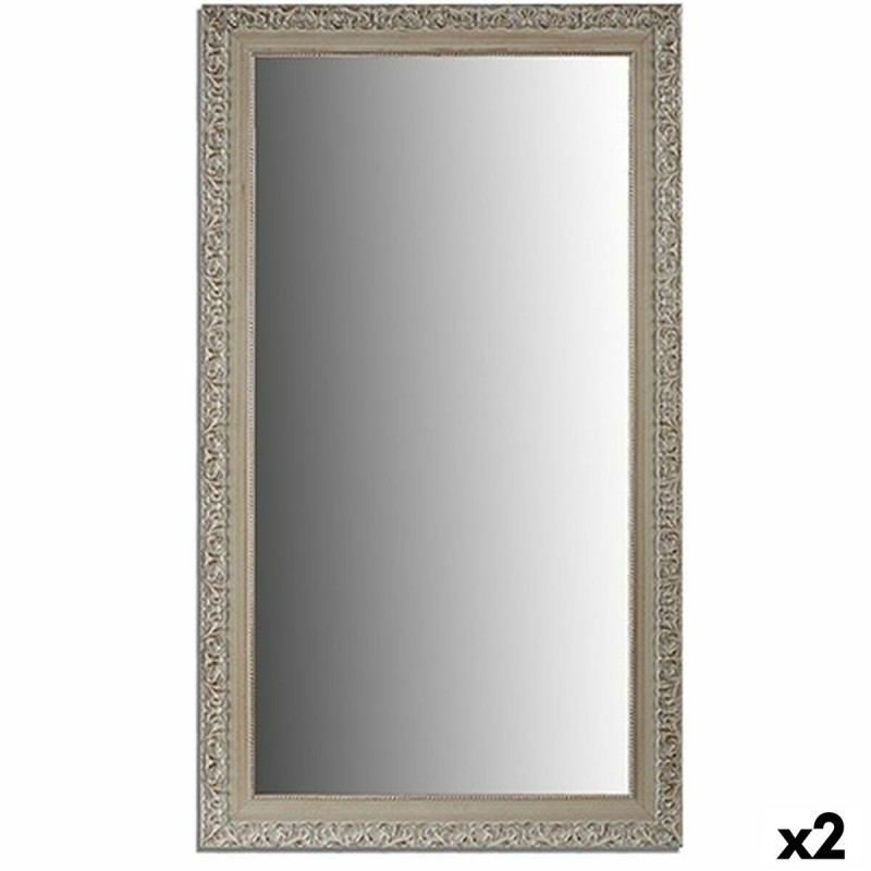 Miroir mural Blanc Bois verre 75,5 x...