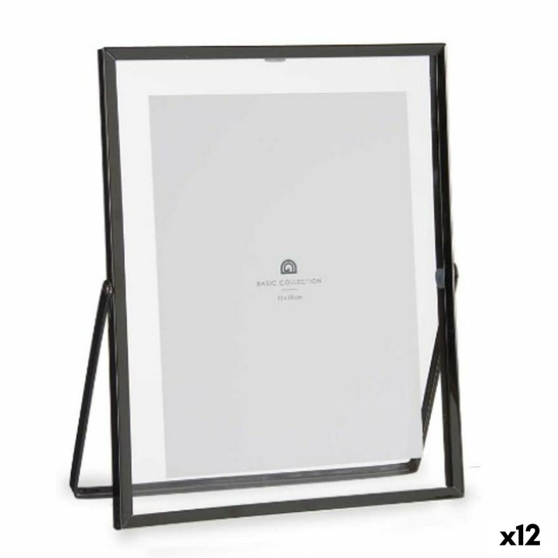 Photo frame Black Metal Glass Plastic...