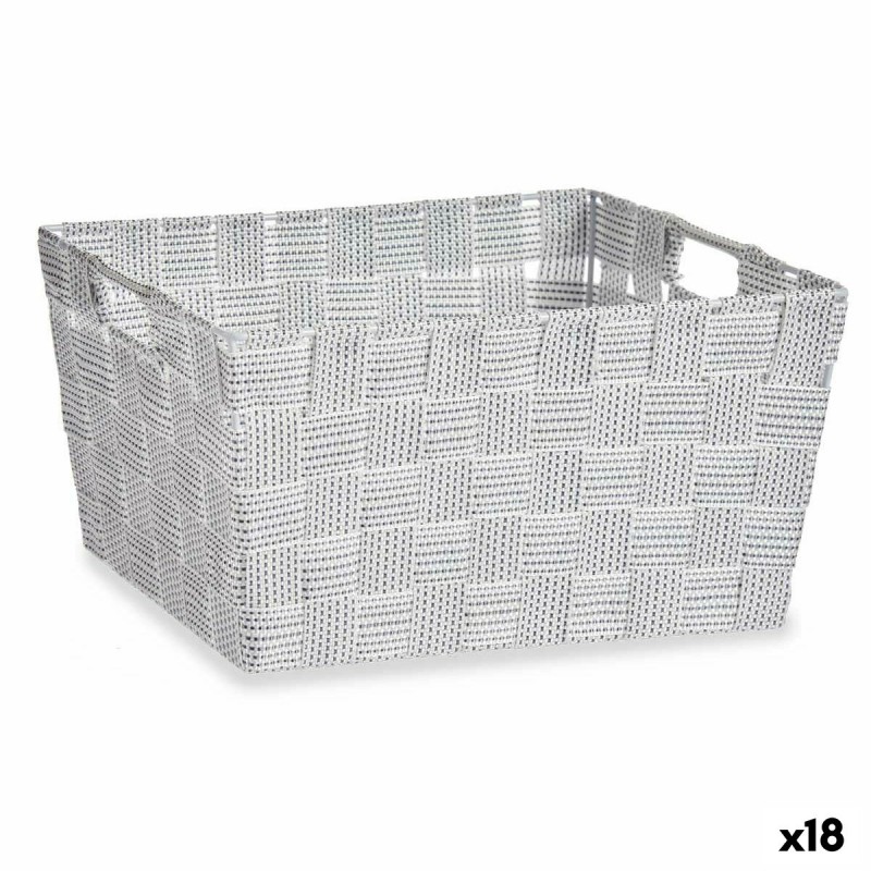 Panier Multi-usages Blanc Tissu 30,4...