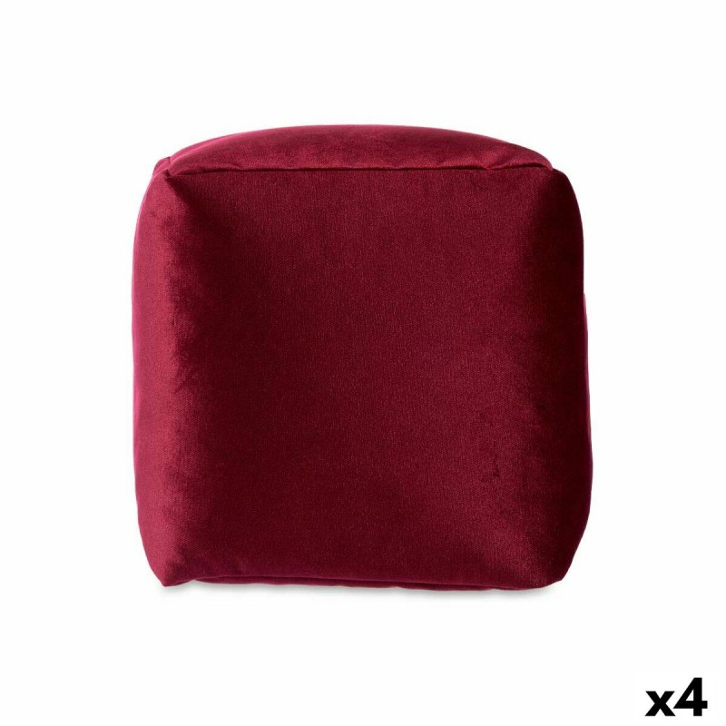 Pouf Velours Bordeaux 30 x 30 x 30 cm...