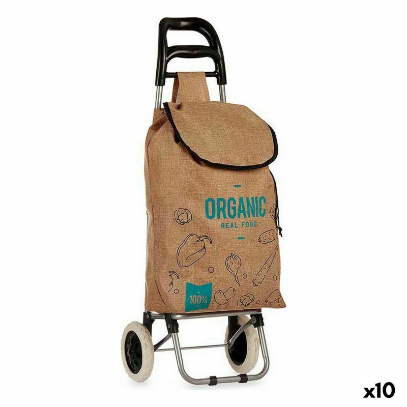 Panier à Courses Organic Marron 3,3 L...