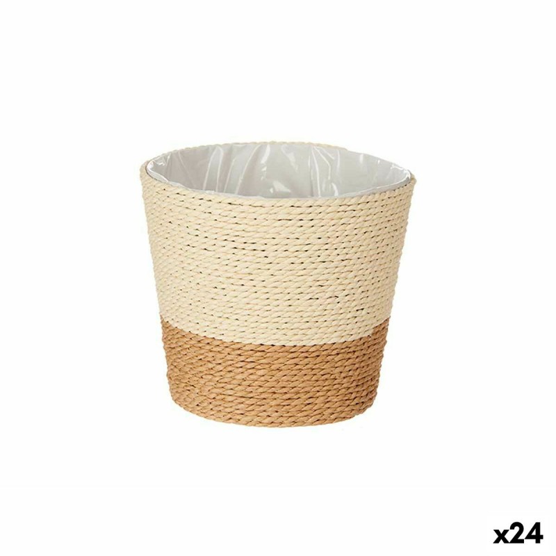 Cache-pot Marron Corde Plastique 16 x...