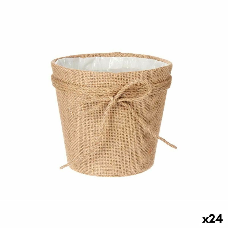 Cache-pot Lien Marron Tissu 16 x 15 x...