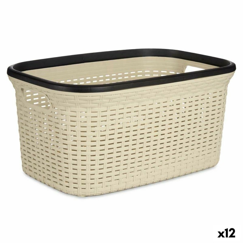 Laundry Basket Cream Plastic 36 L 36...